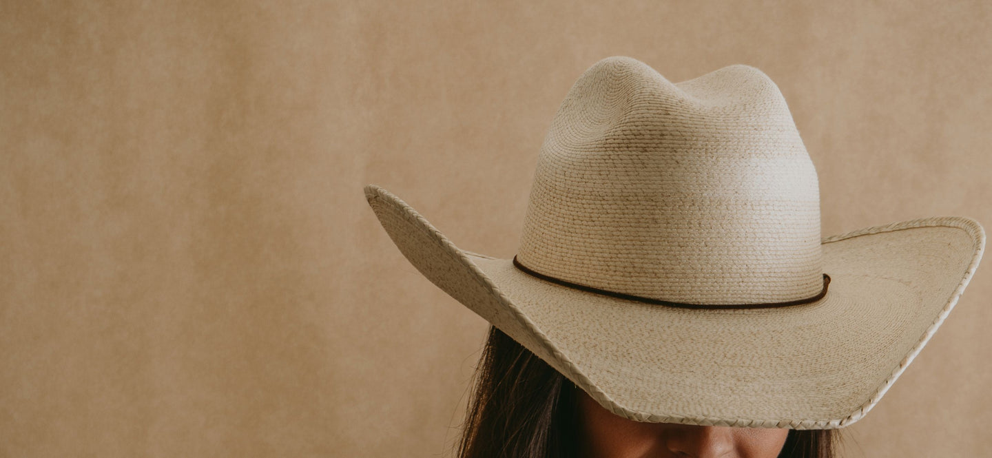 Palm Leaf Hats Cowboy