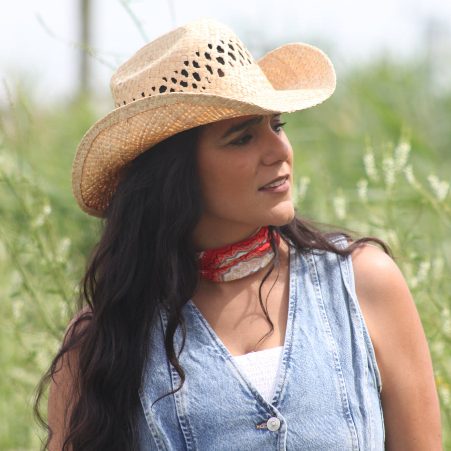 Mazatlán · Raffia Cowboy Hat