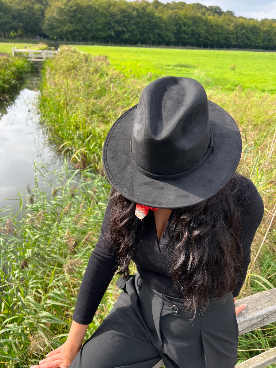 Living On The Wild Side - Custom Vegan Suede Fashion Fedora Hat In Flo –  Animo Hat Company