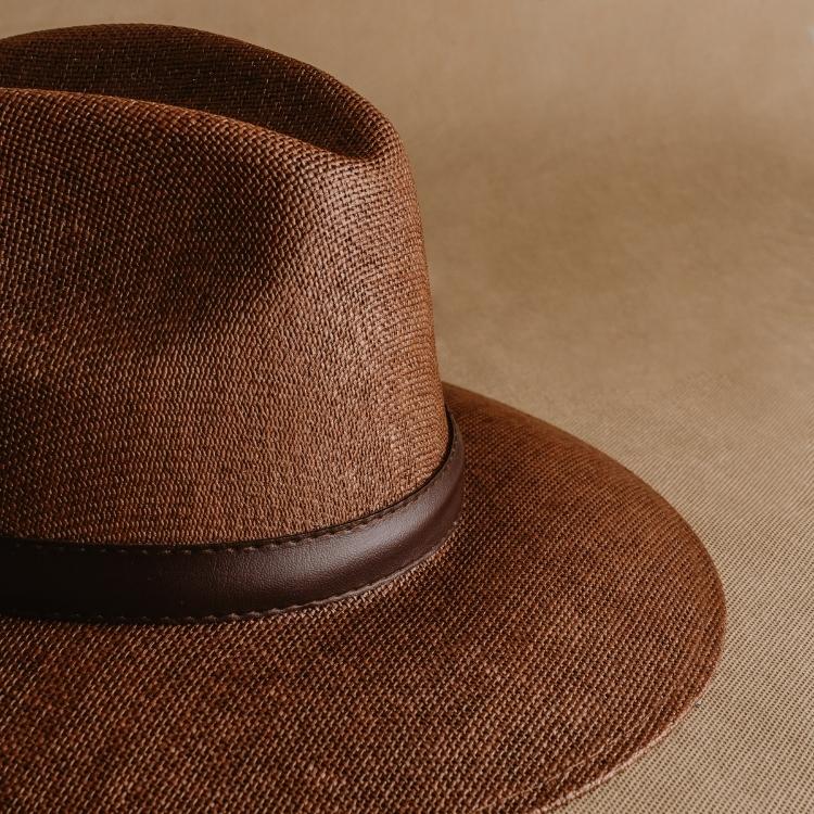 brown panama style hat 2023