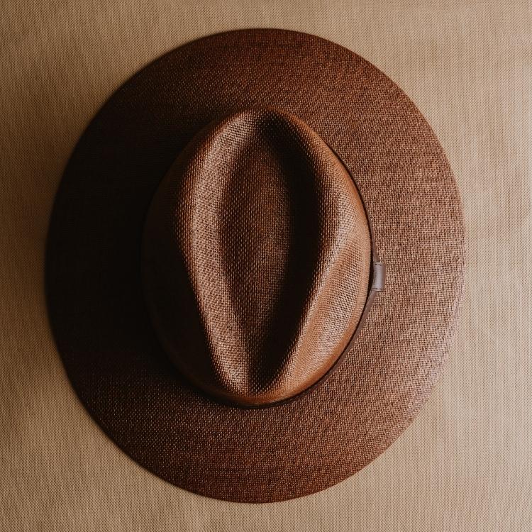 brown stylish hat